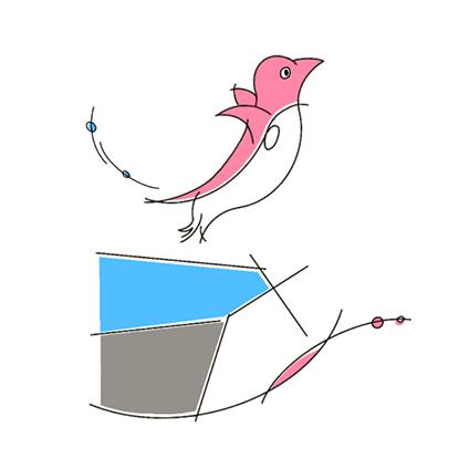 The first penguin, agile flippers